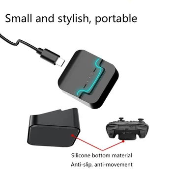 

1 Pc Handle Wireless Charger Charging Dock Station TYPE-C Charger Game Console Charger for Xbox One Elite Series 2 Controllers