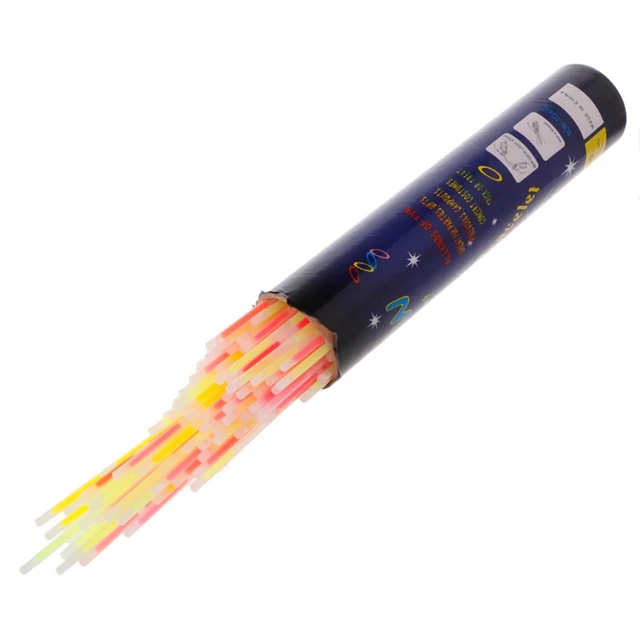 100pc Multi Color Light Sticks Glow Fluorescence Sticks Bracelets Necklaces Neon Party Supplies Luminous Decoration Light Up Toy 6