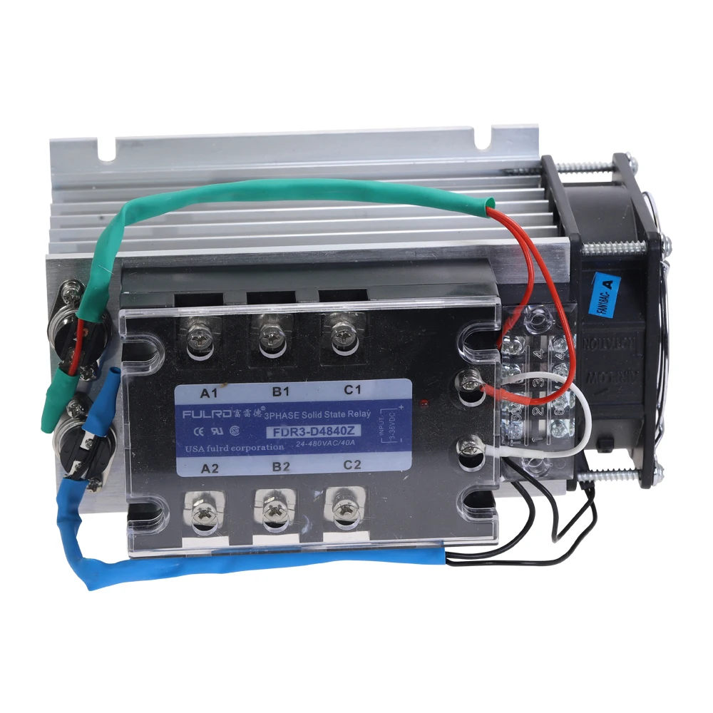 FDR3 D4840Z трехфазное твердотельное реле AC480V 40A DC контроль AC SSR три с вентилятором и