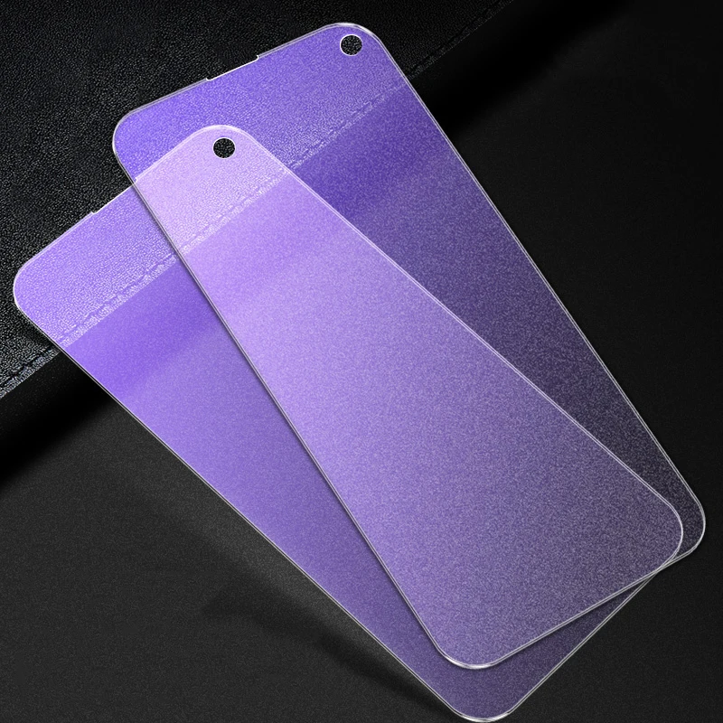 

EXUNTON 9H Full Coverage Matte Anti Blue Frosted Anti Fingerprint Tempered Glass For Samsung Galaxy S10E Screen Protector Film