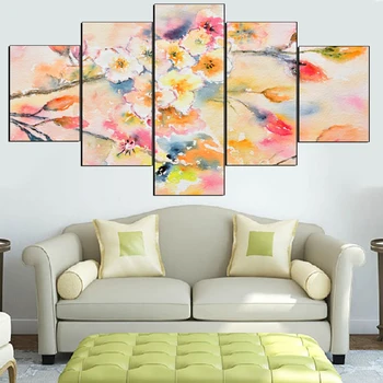 

Modern Watercolor Flowers Wall Painting Flowers Print Posters on Canvas Wall Picture For Living Room Bedroom Home Decor Gift