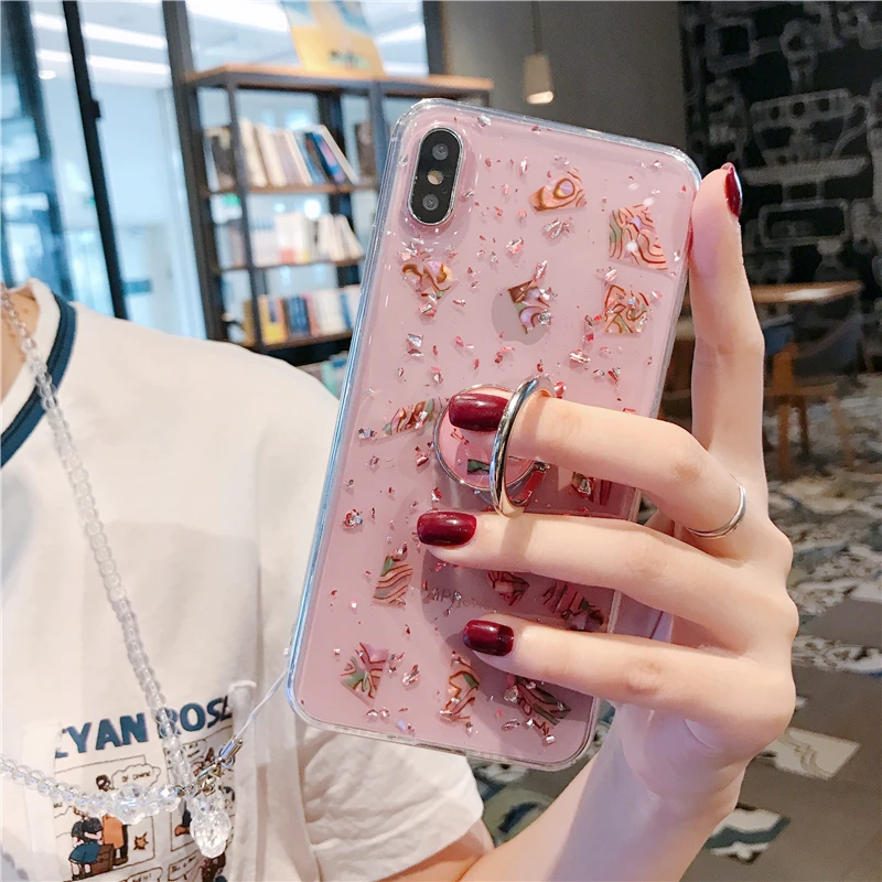 Чехол для телефона с серебряной фольгой и звездой полный кронштейн iPhone 11 Pro X XS MAX XR