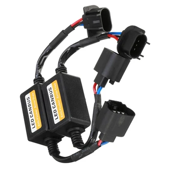 

1 Pair H13 DRL LED Headlight Anti Flicker Resistor Canceller Decoder Automotive Accessories