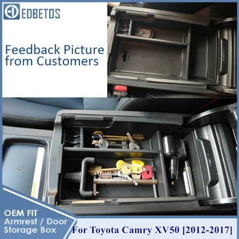 

Camry 2012 2013 2014 2015 2016 2017 For Toyota Camry XV50 Console Armrest Storage Organizer For Toyota Camry Car Accessories