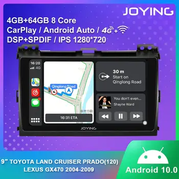 

Android 10.0 4GB RAM+64GB 9" IPS RDS multimedia player GPS Navigation For TOYOTA Land Cruiser Prado(120) Lexus GX470 2004-2009