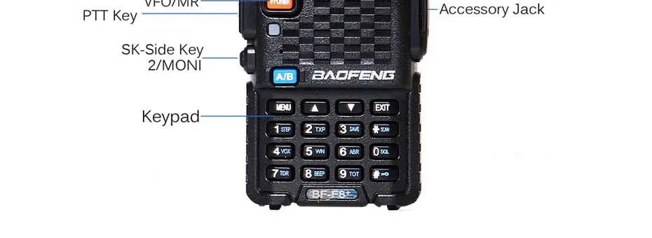 Baofeng Walkie Talkie Two Way Radio BF-F8+ Dual Band VHF UHF Radio 136-174/400-520MHz HF Transceiver walkie-talkies for hunting