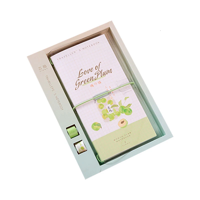 

Hand ledger Japanese style loose-leaf plan hand ledger checkered girl cute thick notebook notebook diary stationery