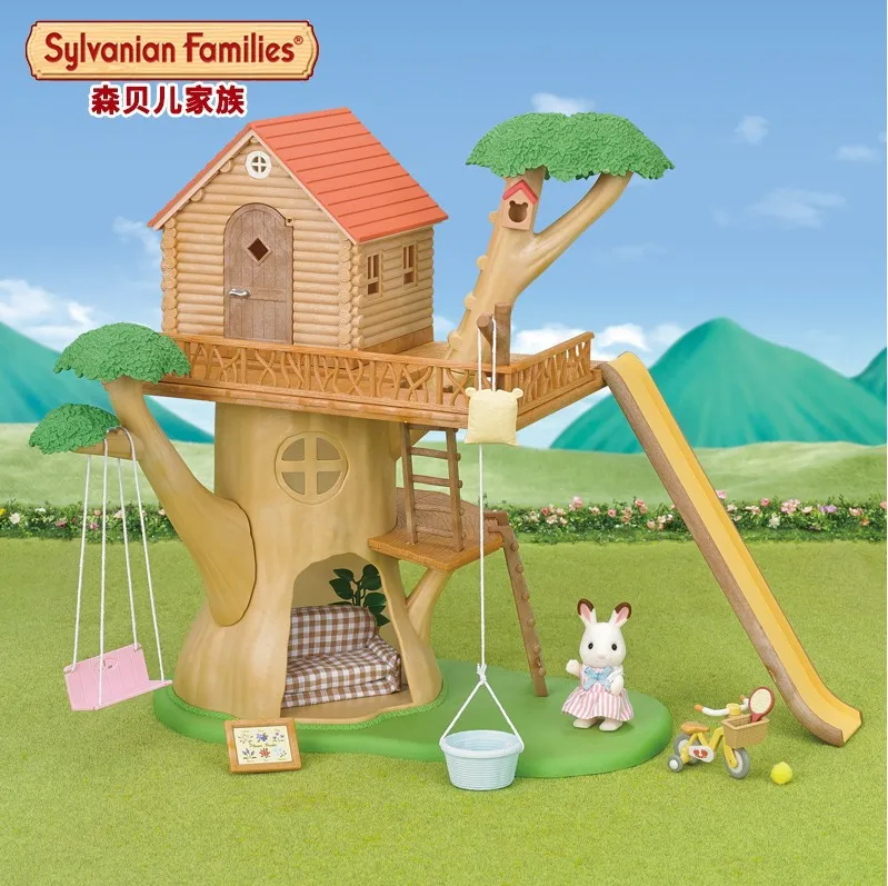 

Sylvanian Families Happy Tree Cabin 28828 Children GIRL'S Model Play House Toys