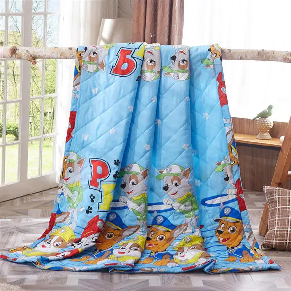 

Paw Patrol Summer Quilt 100x150/150x200/180x200/200X230cm Printing Summer Cool Quilt Air Conditioning Quilt Child Adult Quilt