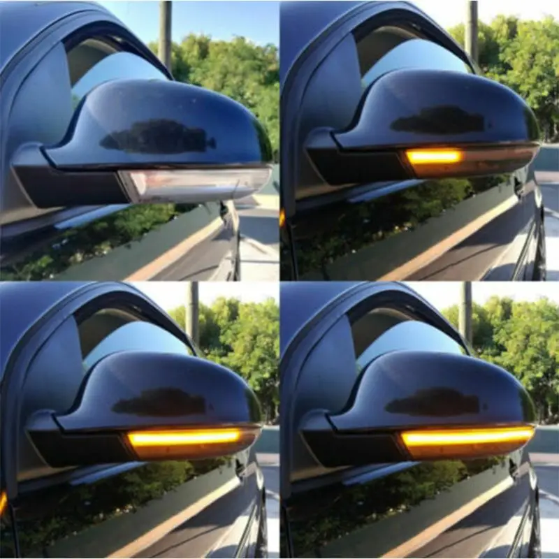 Динамический светодиодный зеркало заднего вида Индикатор для зеркала Поворотная сигнальная лампа для Passat B6 VW Golf 5 Jetta MK5 Авто Запчасти