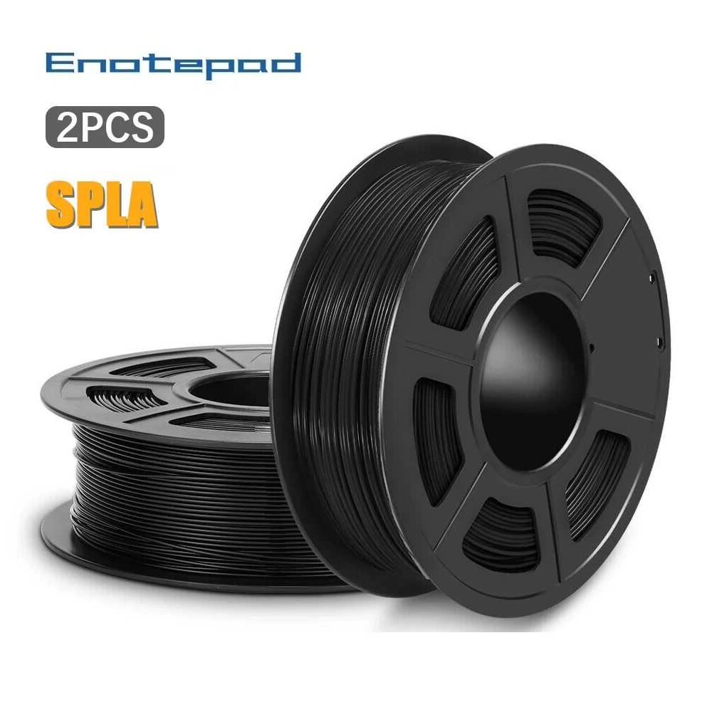 

Enotepad SPLA Filament PLA 1kg 1.75mm 2rolls SPLA filament for 3D printing with 0.02mm tolerance pla harmless material
