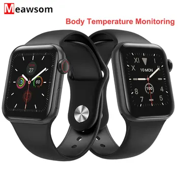 

2020 W58 PRO Smart Watch Body Temperature 24H Health Care Measurement Heart Rate Fitness Tracker Smart Watch For Andorid IOS