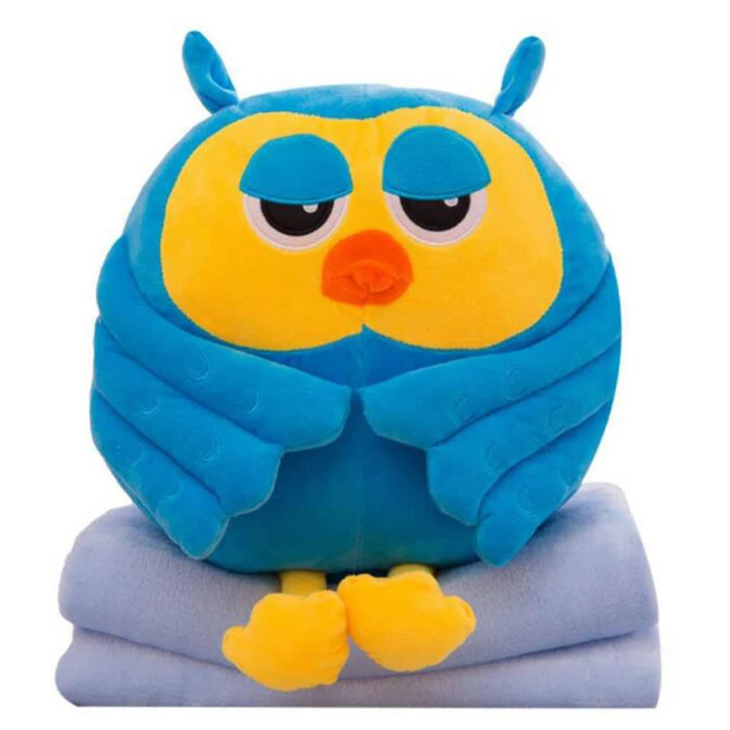 Купить Мягкую Игрушку Сову С Пледом