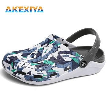 

Men's Sandals Summer Croc Crocks Unisex Hollow Slippers Men's Beach Sandals Non-slip Men's Shoes Clogs Couple Sandals