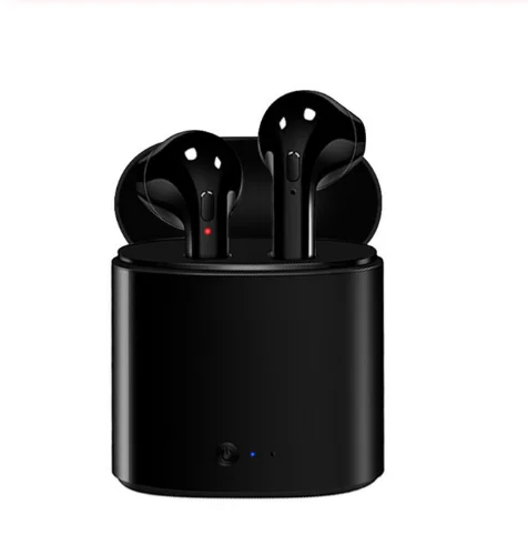 I7s/i7s mi ni TWS беспроводные наушники 3D Bluetooth 5,0 наушники для андроида для Iphone 7 8 plus Xiaomi mi 9T+ зарядная коробка - Цвет: i7s mini black