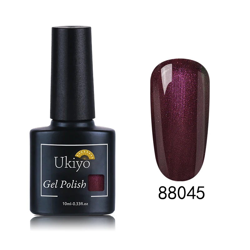 88045 Ukiyo 10 мл отмачиваемый Гель-лак для ногтей УФ светодиодный сменный Гель-лак разноцветные, для ногтей с мраморным эффектом - Цвет: 88045