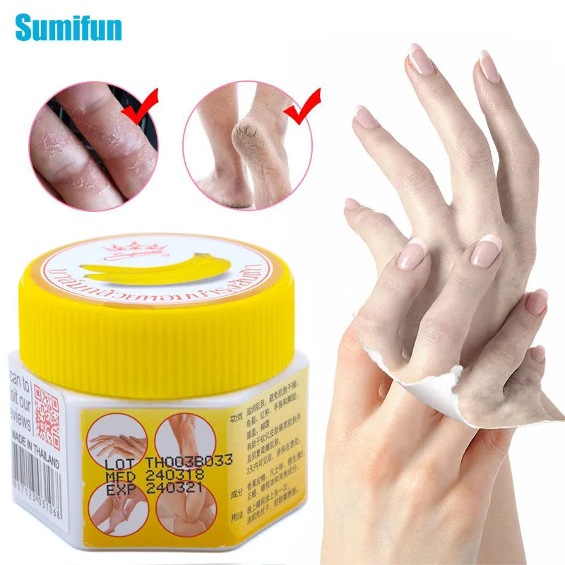 1Pcs Thai Ointment Banana Oil Hand Foot Cream Dead Skin Repair Moisturizing Whitening Exfoliating Anti-dry Ageless Crack |