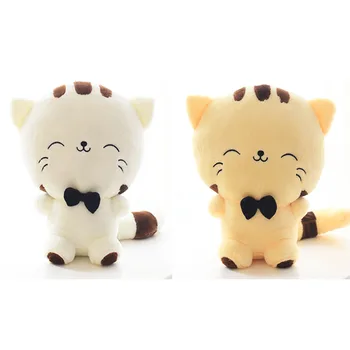 

Cute Kawaii Cat with Bow Plush Dolls Toys Gift Stuffed Soft Doll Cushion Sofa Pillow Gifts Xmas Gift Party Decor