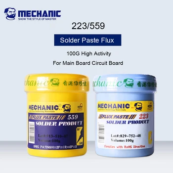 

MECHANIC 223/559 100g Solder Paste Highly Active Flux For Main Board Circuit Board Maintenance Flux PCB No-Clean Solder Oil