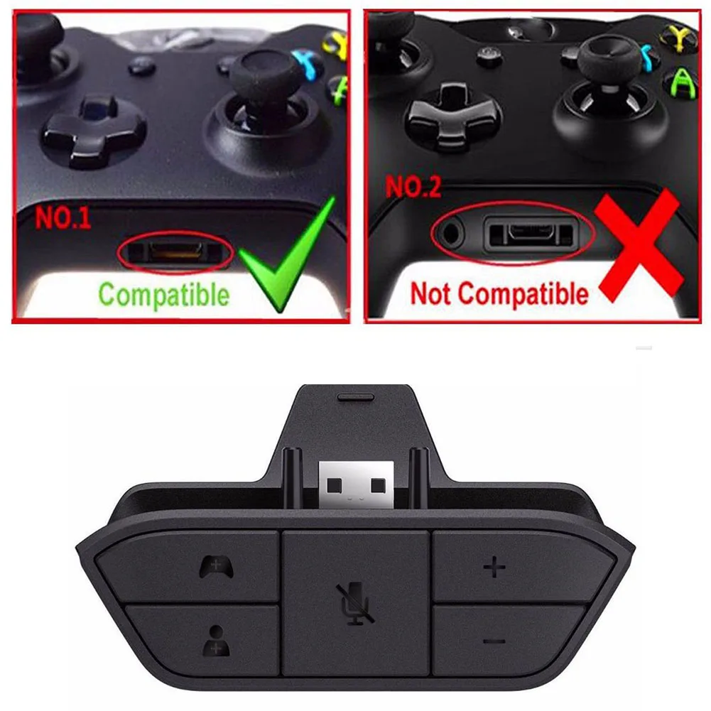 Stereo Headset Adapter Game Controller 