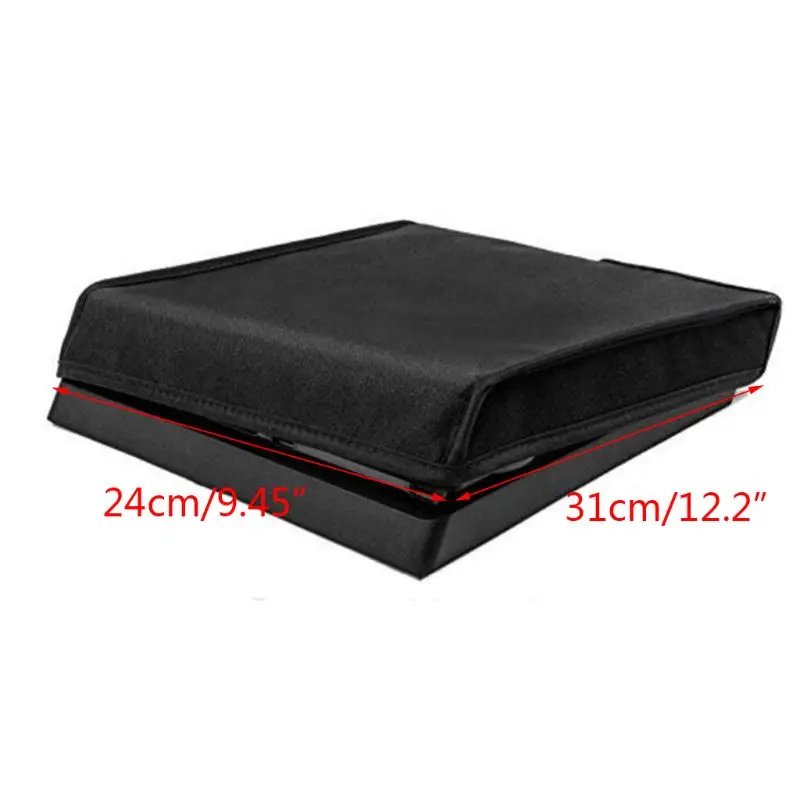 

Dust Proof Cover Sleeve Guard Case Waterproof Anti-scratch Black Game Accessories for sony Playstation PS4 Pro Console B95D