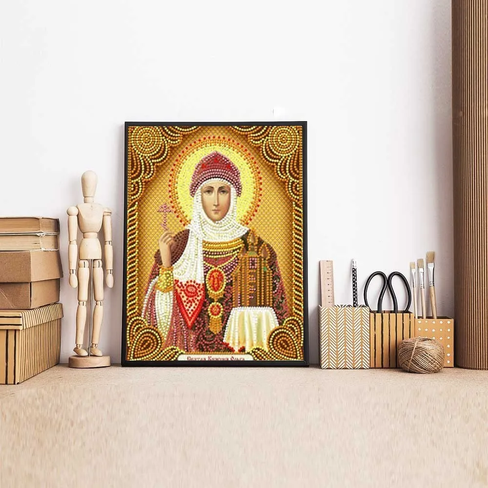 HUACAN 5d DIY алмазная живопись религия икона полная квадратная Алмазная вышивка крестиком Мозаика домашний декор