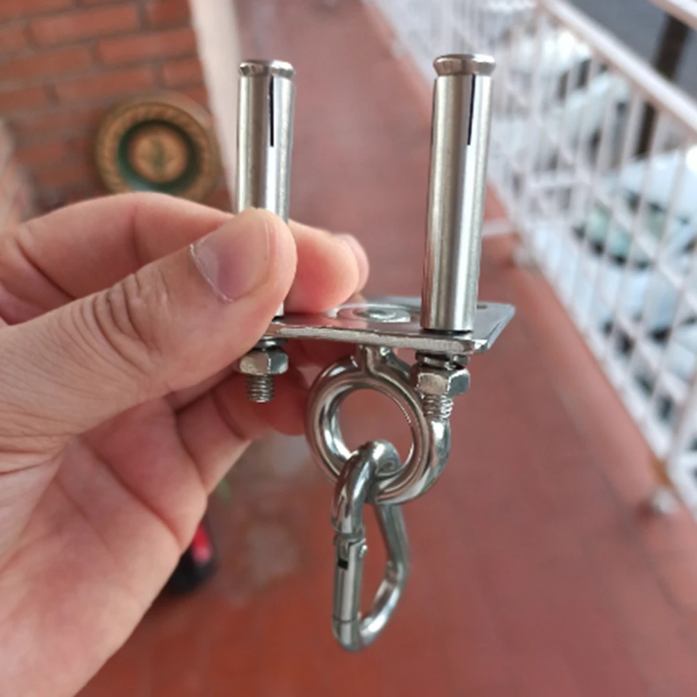 304 Stainless Steel Ceiling Hanging Kit Anchor Suspension Bracket Hook Hanger For Yoga Hammock Sex Swing Hanging Chair Sandbag