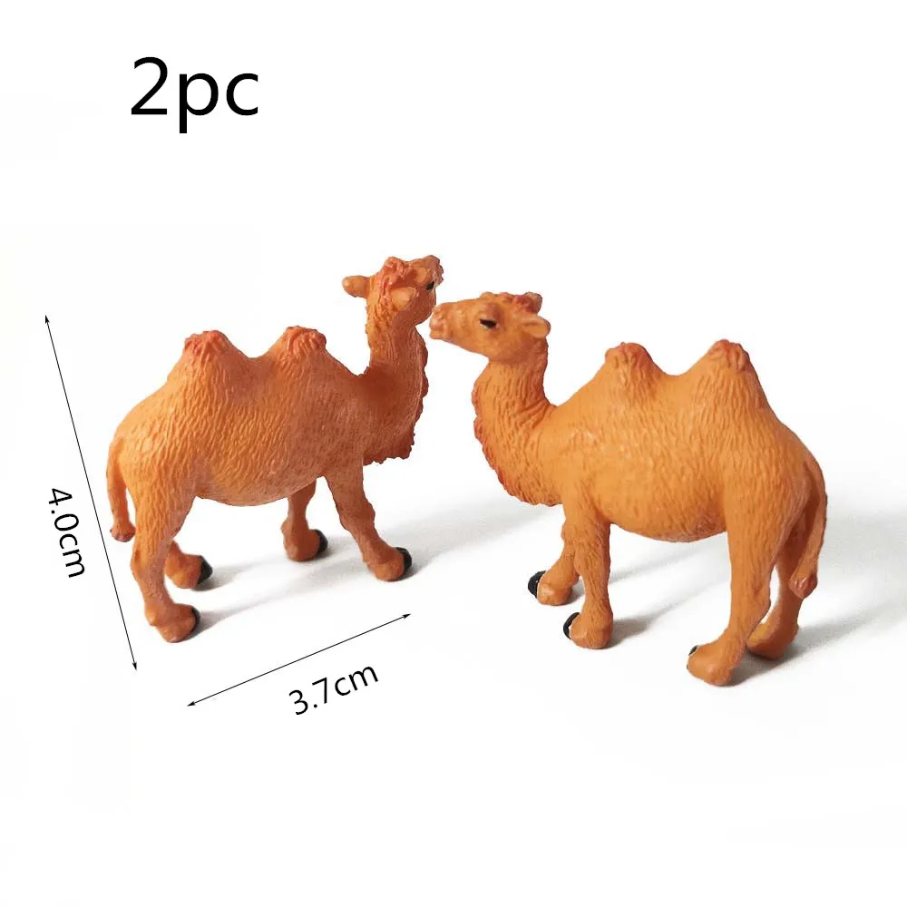 2pc camel Верблюд пустыня Кактус Цветок бассейн орнамент фигурка-модель домашний стеклянный Декор миниатюрное Ремесло Сад Фея Украшения DIY аксессуары - Цвет: 2pc camel