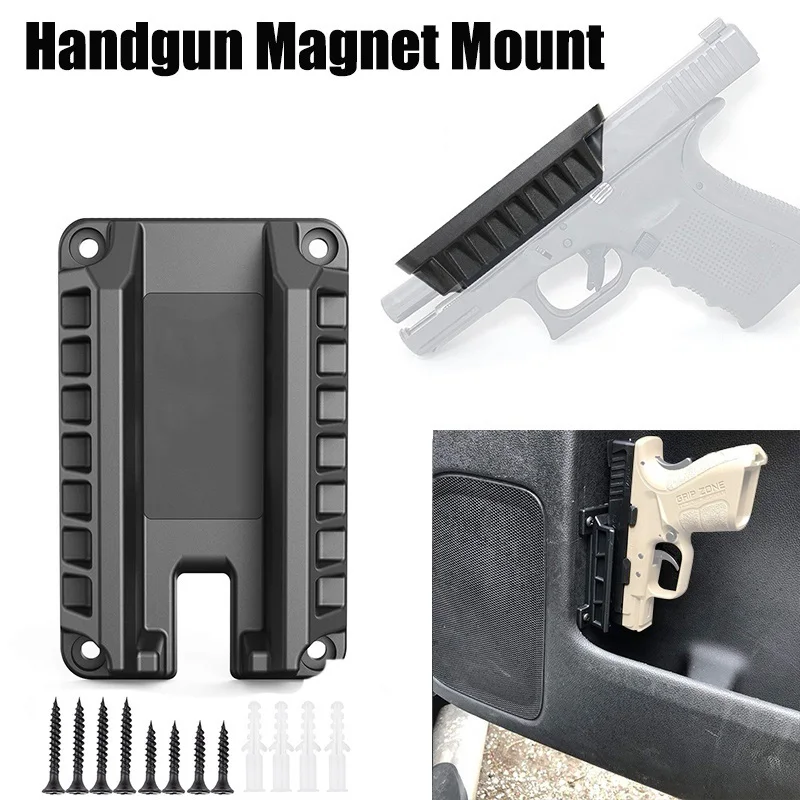 USA Invisible Gun Magnet Mount Quick Draw Loaded Concealed Gun Holder Holster x2 