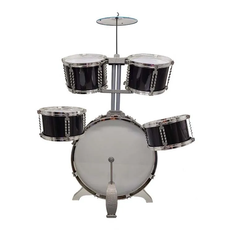 

New Style Dynamic Drum Kit Children Large Size Jazz Drum Single-Drum Model Instruments Big Kid Music Toy Early Education