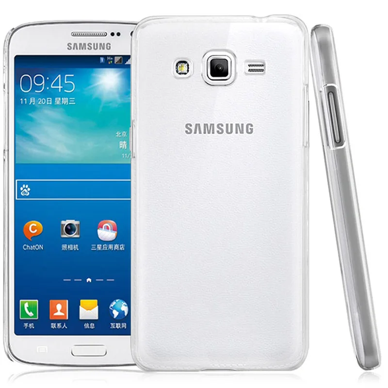 Мягкий чехол из ТПУ для Samsung Galaxy Grand Prime прозрачный силиконовый защитный