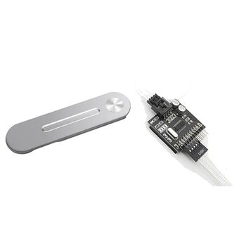 

1pcs Portable Laptop Stand Mount Holder & 1pcs Motherboard Usb 2.0 9Pin Interface Header Male 1 To 4 Female