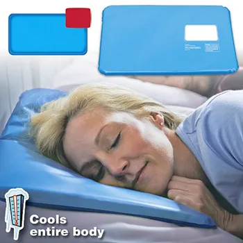

Summer Cooling Ice Pillow Cooling Insert Pad Mat Sleeping Therapy Relax Muscle Therapy Chillow Ice Pillow