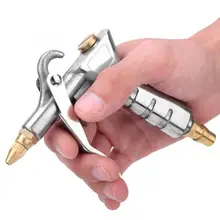 Продувочный пистолет длинный наконечник из алюминиевого сплава пыли воздуходувка компьютерный корпус очиститель двигателя для сдувания пыли инструмент