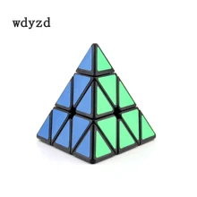 Wdyzd Пирамида волшебный куб черно-белая наклейка и неправильная магия. Подходит для детей и взрослых