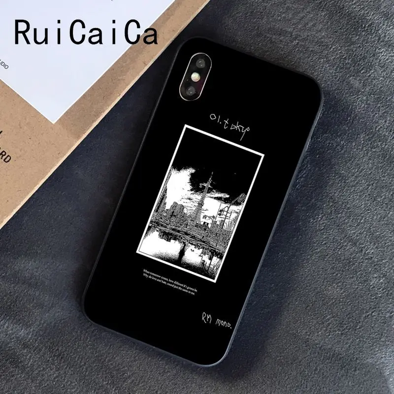 Ruicaica KPOP RM Mono Мягкий Силиконовый ТПУ чехол для телефона iPhone 8 7 6S 6Plus X XS MAX 5 5S SE XR чехол