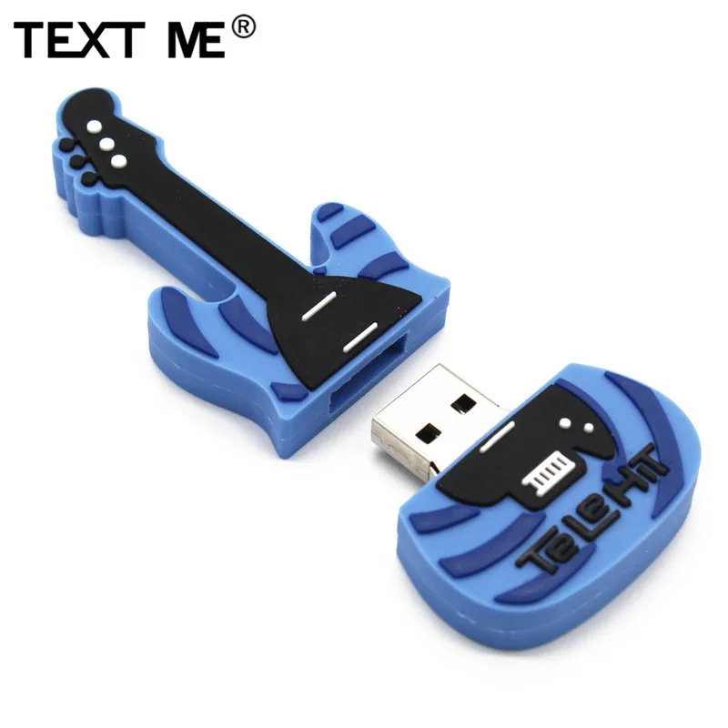 TEXT ME USB мультфильм usb 2,0 музыкальный инструмент USB флеш-накопитель 4 ГБ 8 ГБ 16 ГБ 32 ГБ карта памяти