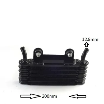 

High Quality Universal Motorcycle oil cooler 200mm black SO-08