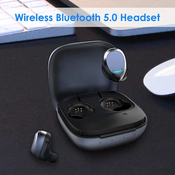 

TWS Touch Wireless Bluetooth 5.0 Earphone with Mic Charging Box Sports Headset for Smart Phone In-ear Handsfree