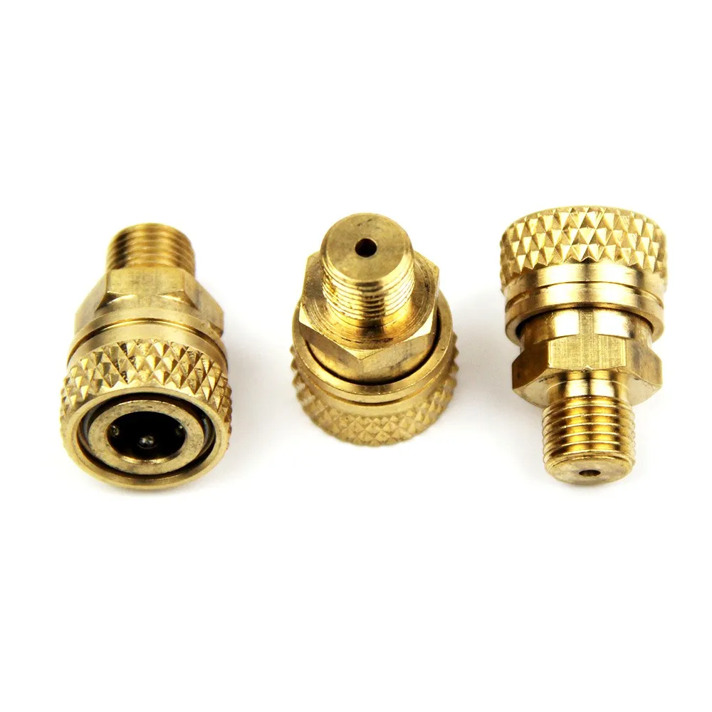Фиттинг для пейнтбола 3 шт. M10X1 и 1/8 BSPP & NPT PCP 8 мм медь быстрое отсоединение