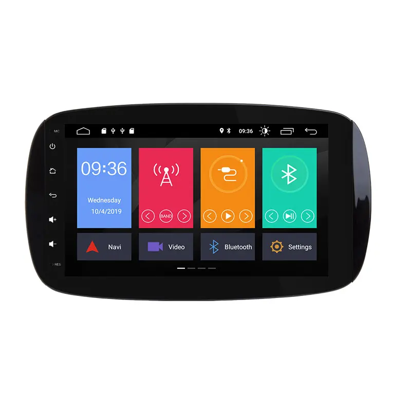 1Din Car GPS Navigation System Stereo Media Auto Radio for Mercedes Benz Smart Fortwo C453 A453 W453 2015 2016 2017 2018 JBL DSP