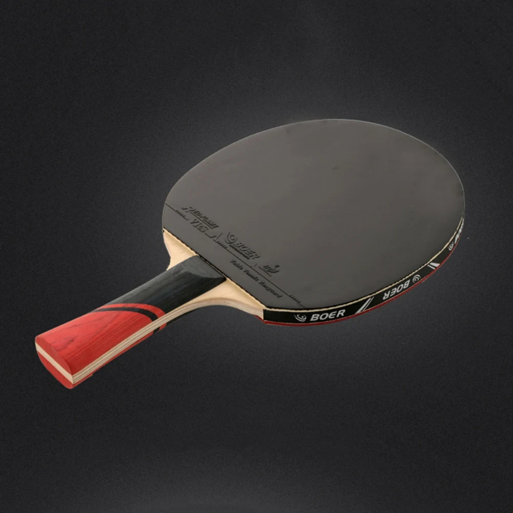 Он резиновая ракетка для настольного тенниса профессиональная ракетка Pingpong прямой/Горизонтальный захват ракетка для настольного тенниса с чехлом hs
