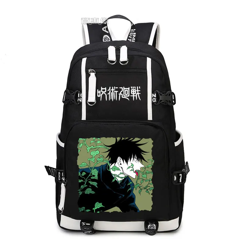 Anime Jujutsu Kaisen Yuji Itadori Backpack Cosplay Canvas Bag Schoolbag Travel Bags