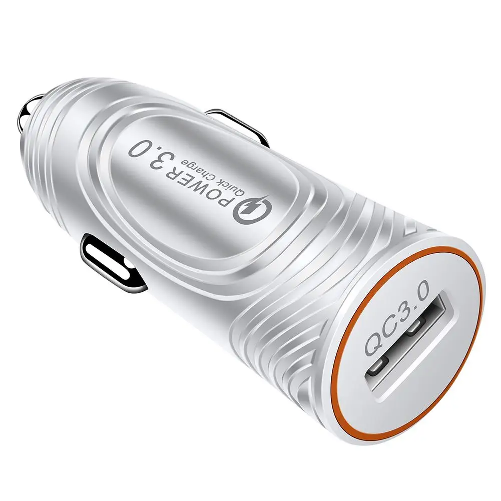 Новое автомобильное зарядное устройство двойной USB Quick Charge 3,0 для телефона 3,0 зарядное устройство для мобильного телефона автомобильное зарядное устройство# 5YL