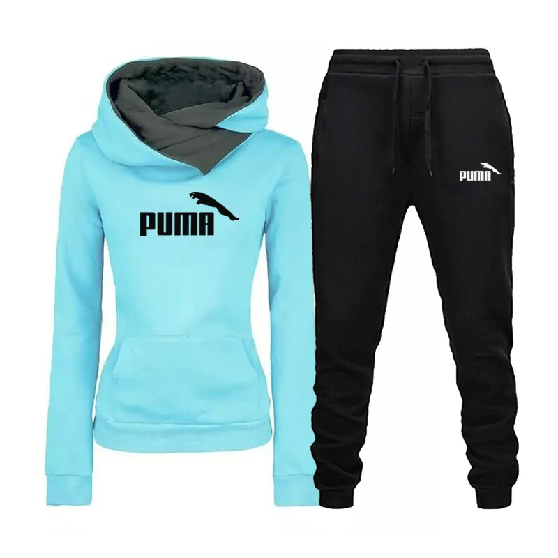 

New Design 2020 Autumn Winter Women Hoodies Sweatshirt Pants 2 Piece Set Tracksuit Women Long Sleeve Pullover Hoody Sport Suits