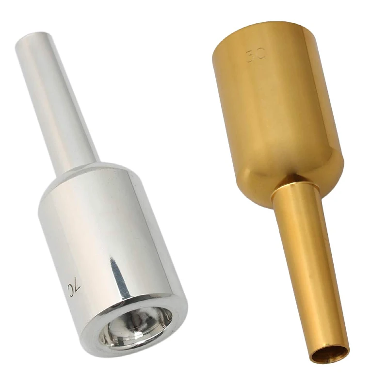Silver /Gold Brass Trumpet Mouthpiece Brass Mouthpiece Replacement