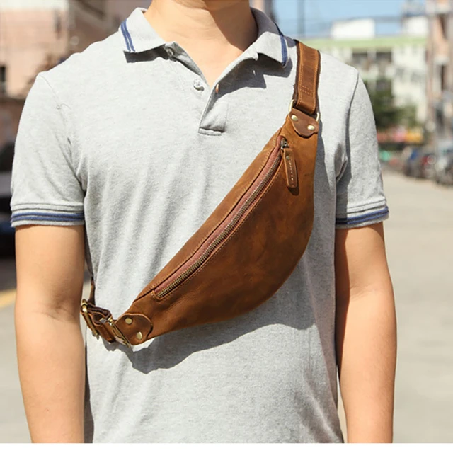 leather fanny pack