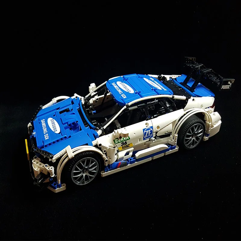 

Technic RC Motor Power Function Vehicle MOC-4339 M4 DTM Mobile Building Kits Blocks Bricks birthday diy toy Gift legoing