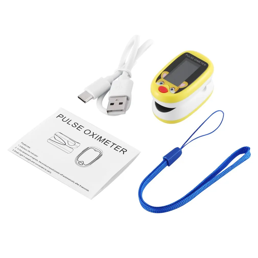 Kids Oximeter Medical Infant Finger Pulse Pediatric SpO2 Blood Oxygen Saturation Meter Neonatal children Rechargeable |