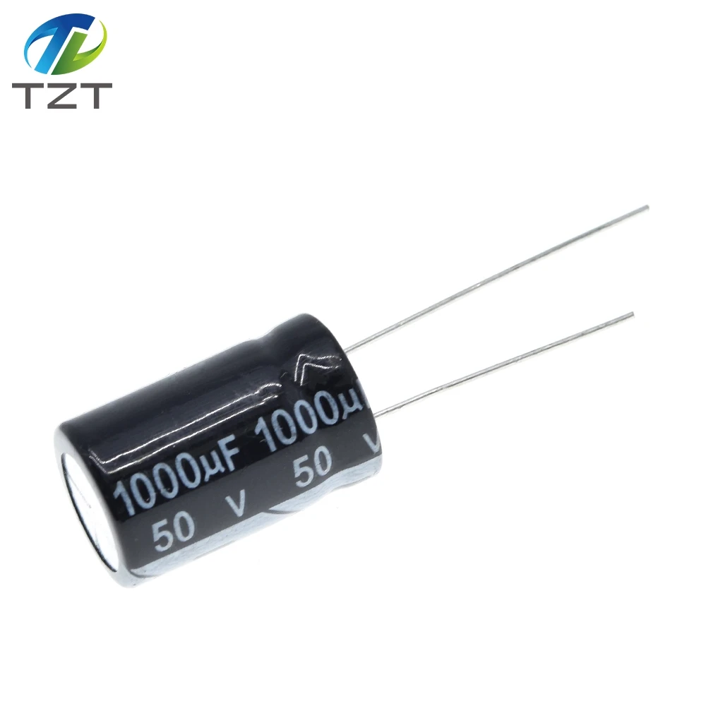10pcs Aluminum electrolytic capacitor 1000uF 50V 13 * 20 mm frekuensi tinggi Radial Electrolytic kapasitor